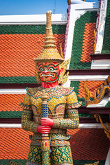 Fototapeta premium Demon Guardian Wat Phra Kaew Grand Palace Bangkok