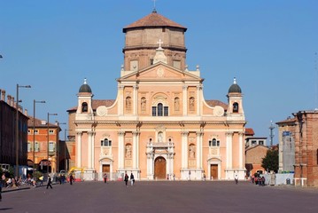 Fototapeta na wymiar Chiesa di Carpi, Italia