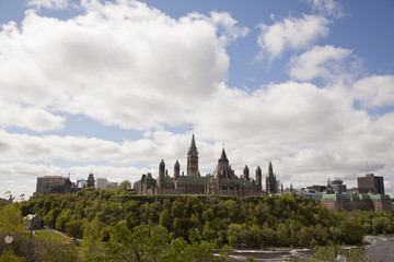 Fototapeta na wymiar Parliament Hill Ottawa canada