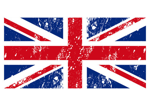 Vector illustration of the flag of Great Britain
