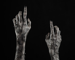 black hand of death, walking dead, zombie theme,  zombie hands