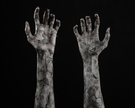 black hand of death, walking dead, zombie theme,  zombie hands