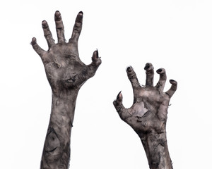 black hand of death, walking dead, zombie theme,  zombie hands - 83548853