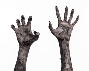 black hand of death, walking dead, zombie theme,  zombie hands