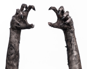 black hand of death, walking dead, zombie theme,  zombie hands - 83548861