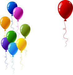 Colourful balloons