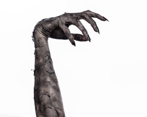 black hand of death, walking dead, zombie theme,  zombie hands
