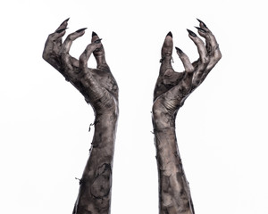 black hand of death, walking dead, zombie theme,  zombie hands - 83549081