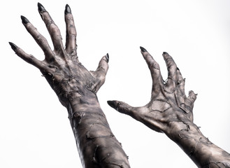 black hand of death, walking dead, zombie theme,  zombie hands