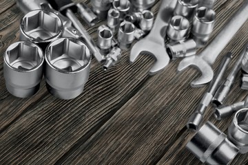 Fototapeta premium Bolts, nuts, screw.