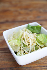 ceacar salad in close up