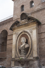 Fototapeta na wymiar statue villa borghese rome italy