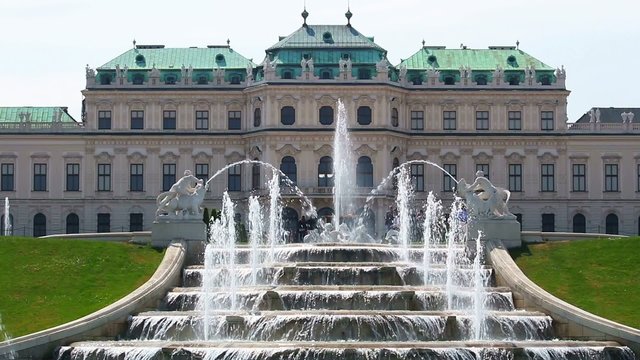 Kaskade Belvedere Wien