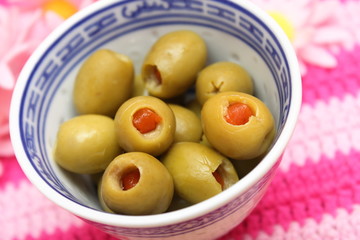 Grüne Olive