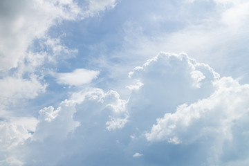 Naklejka na ściany i meble cloudy in the blue sky background