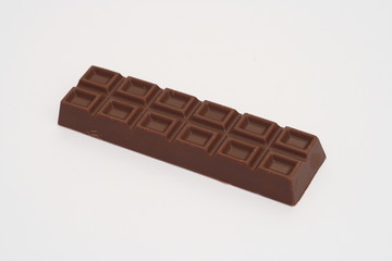 Isolated chocolate bar