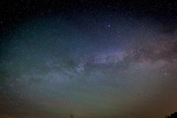 Stoff pro Meter Milky Way Galaxy on nigh sky © Pavlo Klymenko