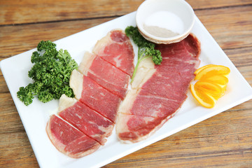 Fototapeta premium beef slice