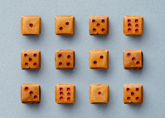 Wooden dices