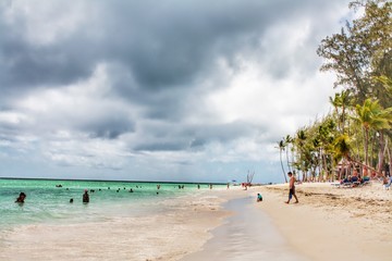 Beach of Atlantic ocean