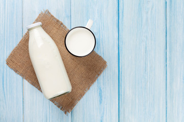 Milk cup and bottle