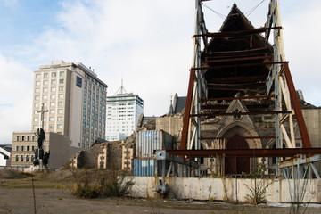 Fototapeta na wymiar Ruins of Christchurch Cathedral