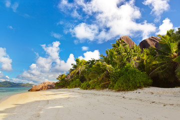 Obraz premium Beach Source d'Argent at Seychelles