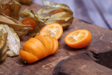 kumquat and physalis