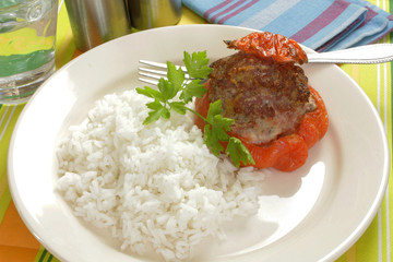 tomate farcie et riz 18052015