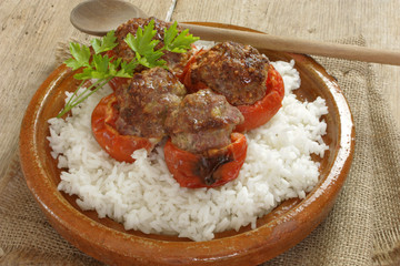 tomate farcie et riz 18052015