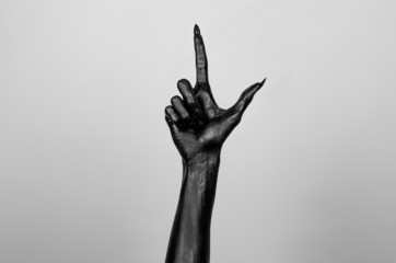 Black hand of death
