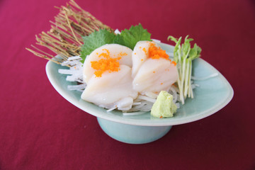 scallop sushi