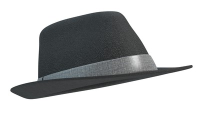 3d illustration of a fedora hat - 83560692