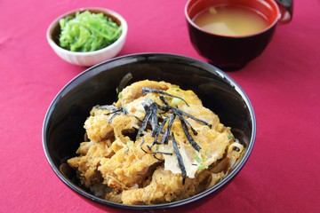 Fried pork tonkatsu