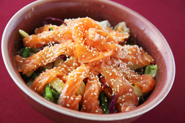 Salmon salad