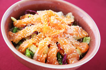 Salmon salad