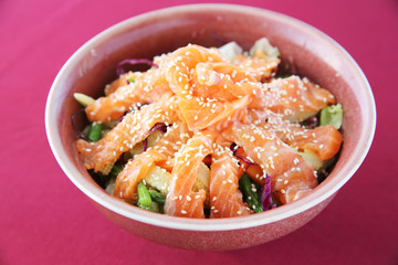 Salmon salad