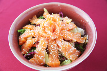 Salmon salad