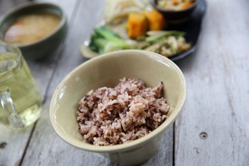 japan vegetable with rice