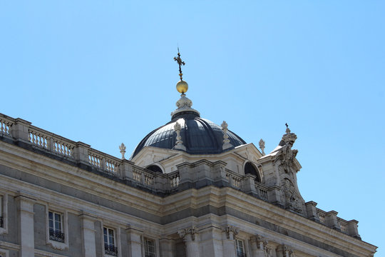 Dome of Palacio Real, Royal Palace, Madrid, Spain