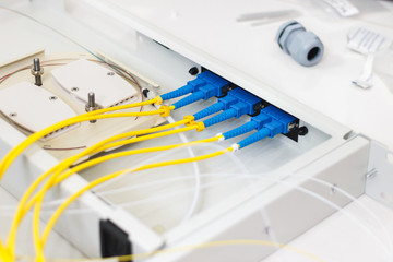 fiber optic cable install