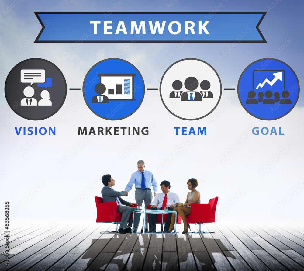 Canvas Prints teamwork team collaboration connection togetherness unity concep