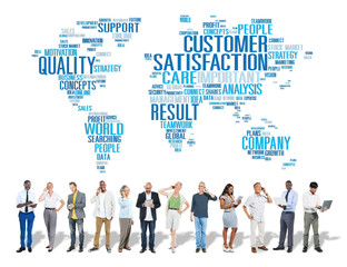 Customer Satisfaction Reliability Quality Service Concept