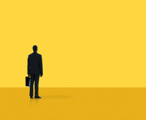 Businessman Professional Occupation Looking Standing Concept