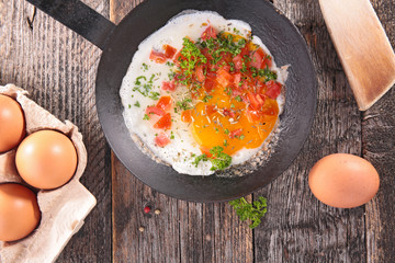 egg in pan