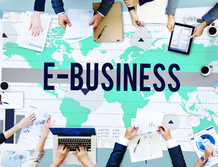 E-Business Online Networking Technology Commerce Concept