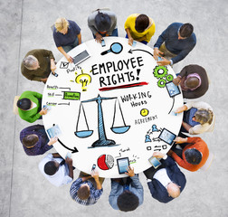 Employee Rights Employment Equality Job Technology Concept