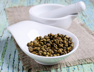 Green peppercorns