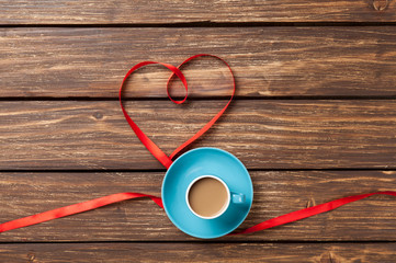 Cup of coffee and bow i