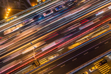 overpass at night